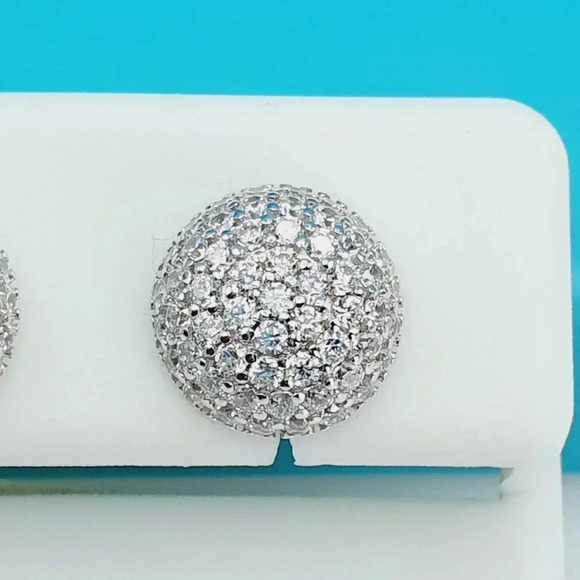 "925 Sterling Silver CZ Beautiful Earrings for Women, 1USPAR4174 - Picture 10 of 11